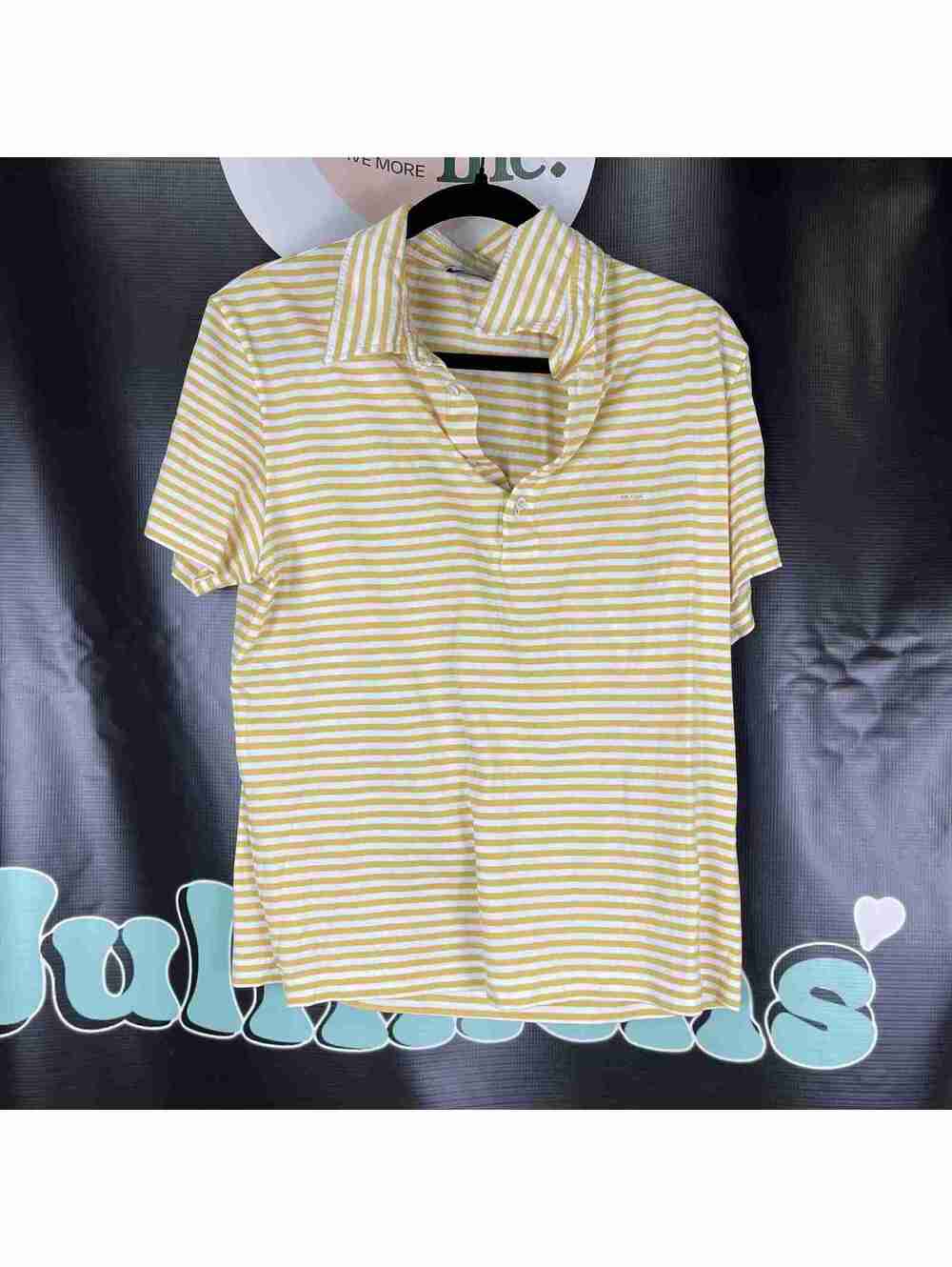 Prada Striped Yellow Shirt